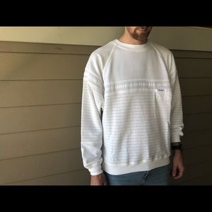 Old school white sweater
